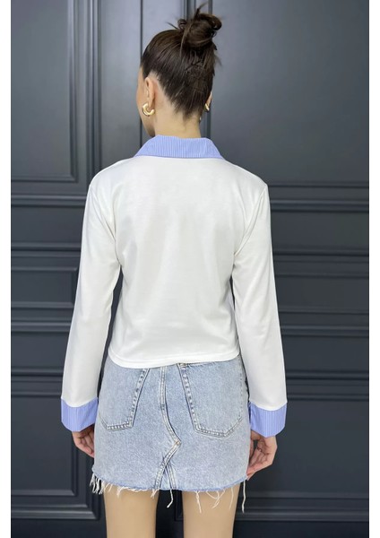 Kadın Gömlek Yaka Bluz modelleri