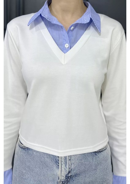 Kadın Gömlek Yaka Bluz fırsatları