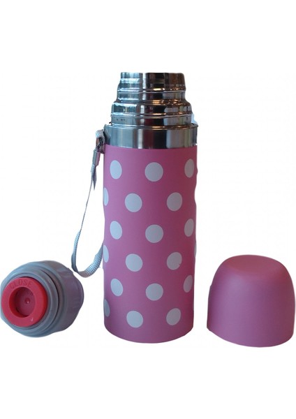 Puantiyeli Bebek Termosu 350 ml - Pembe fiyatları