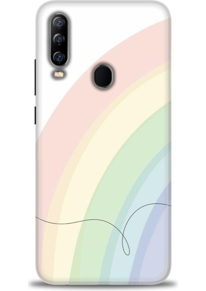 General Mobile Gm 20 Pro Kılıf Hd Baskılı - Soft Gökkuşağı