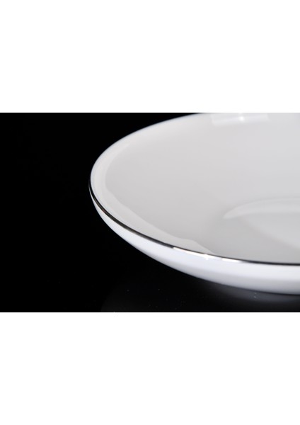 Hazel Düz Tabak 21 cm Krem- Platin