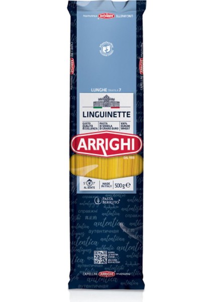 Linguinette Çubuk Makarna Italyan Makarnası 500 gr