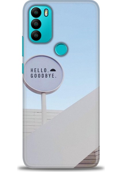 General Mobile Gm 21 Plus Kılıf Hd Baskılı - Hello Goodbye