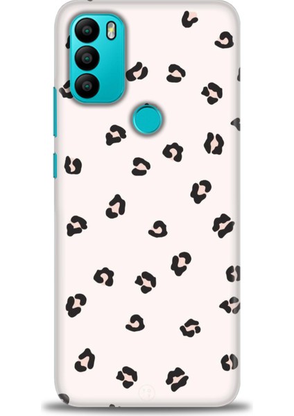 General Mobile Gm 21 Plus Kılıf Hd Baskılı - Kahveli Leopar