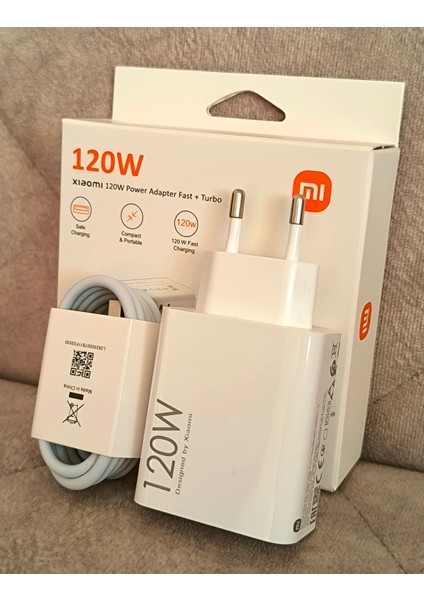 Xiaomi Mi Note 11T PRO/12T/12 PRO/12T Pro/13 PRO/13T Pro 120WATT Turbo Hızlı Şarj Cihazı Aleti Seti