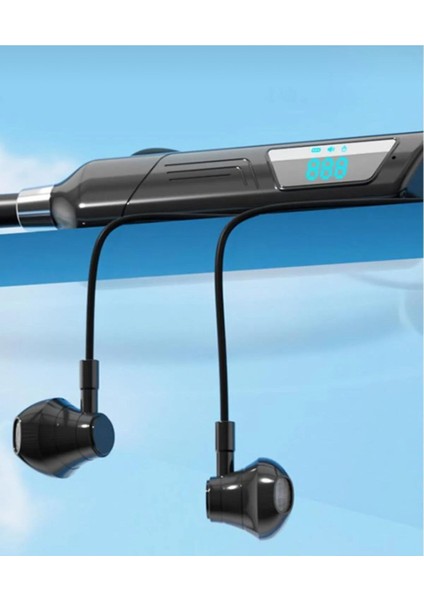 Y10 Sporcu Bluetooth Kulaklık LCD Şarj Göstergeli Boyun Bantlı Kulaklık