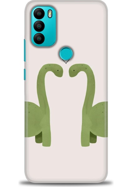 General Mobile Gm 21 Plus Kılıf Hd Baskılı - Dinazor Aşkı