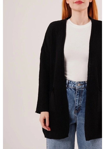 Cepli Salaş Model Triko Uzun Krem Hırka fiyatları