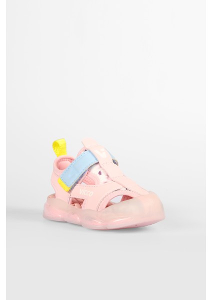 Işıklı Sandalet Bebekler İçin Pembe Renkli Rahat Malzeme ile Tasarlandı fiyatları