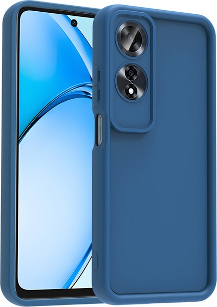 Oppo A60 Uyumlu Kılıf Yumuşak Renkli Lansman Silikon Kamera Korumalı Çıkıntılı Yüksek Kenarlı
