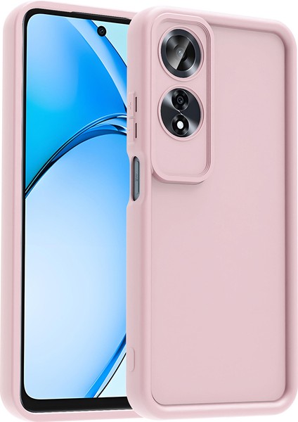 Oppo A60 Uyumlu Kılıf Yumuşak Renkli Lansman Silikon Kamera Korumalı Çıkıntılı Yüksek Kenarlı