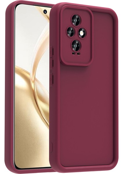 Honor 200 Uyumlu Kılıf Yumuşak Renkli Lansman Silikon Kamera Korumalı Çıkıntılı Yüksek Kenarlı