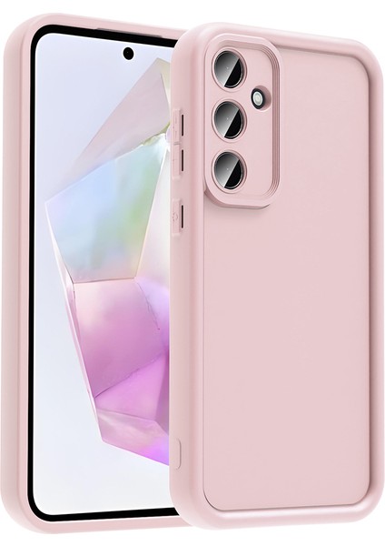 Samsung Galaxy A36 Uyumlu Kılıf Yumuşak Renkli Lansman Silikon Kamera Korumalı Çıkıntılı Yüksek Kenarlı