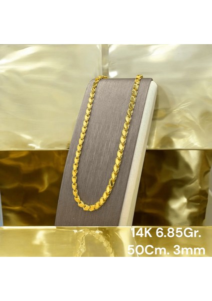 14 Ayar 6.85 Gram Altın Pullu Zincir