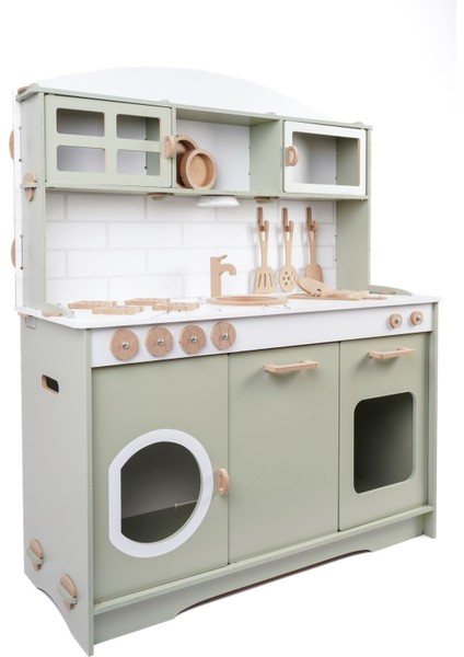 Ahşap Büyük Mutfak 9 Parça Servis Seti Mutfak 13 fiyatları