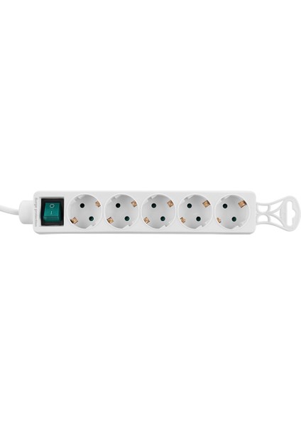 Tam Bakır Akım Korumalı 1.5m 5li Priz Çoklayıcı SPG-F05 306JOULE Flat Soket 3g 1.0mm