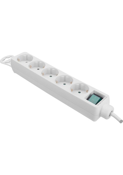 Tam Bakır Akım Korumalı 1.5m 5li Priz Çoklayıcı SPG-F05 306JOULE Flat Soket 3g 1.0mm