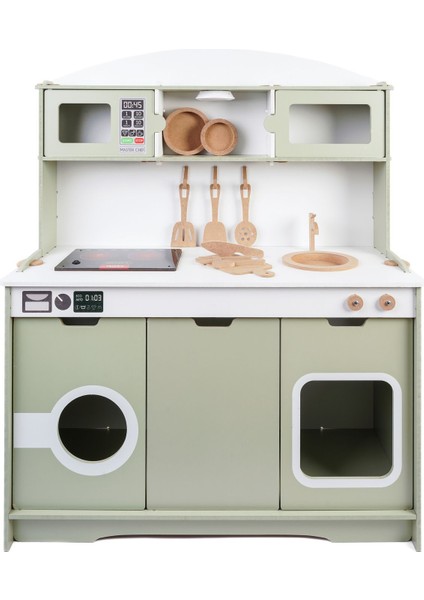 LED Ocaklı Işıklı Çocuk Mutfak Seti