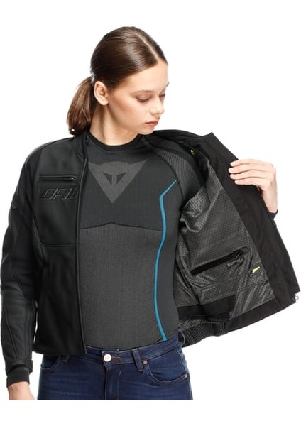 Daınese Ceket Racıng 5 Leather Wmn Blk Blk indirimleri