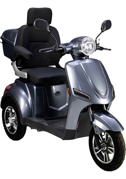 Vm4 Neo Üç Tekerlekli Gri Elektrikli Motosiklet - 2024 Model