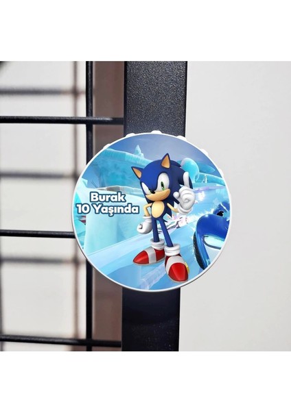 Sonic Temalı,doğum Günü Açacak Magnet 10 Adet