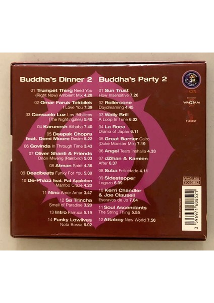 Buddha Bar 2 By Claude Challe CD (Orjinal Dönem Baskı)