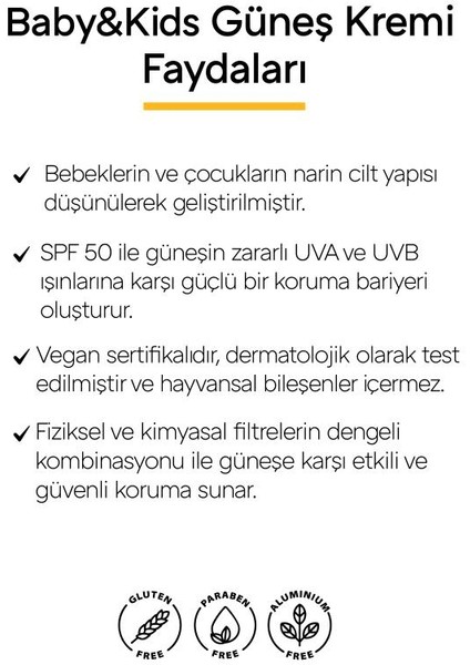 Organik Vegan Hipoalerjenik Glutensiz 50 Spf Güneş Kremi (50ML) Clooe