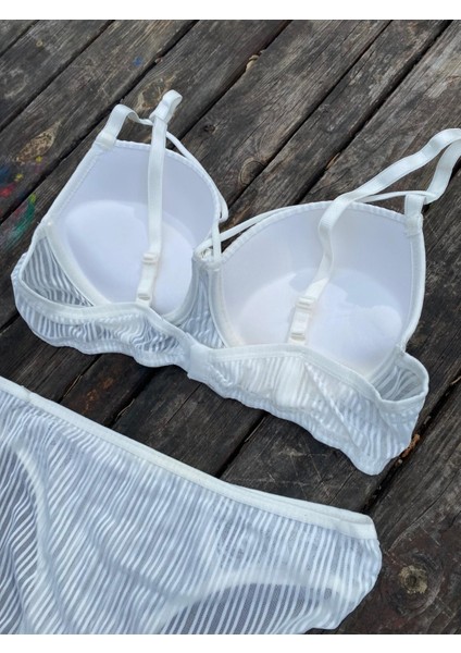 Beyaz Ip Model Dantelli Destekli Takım fiyatları