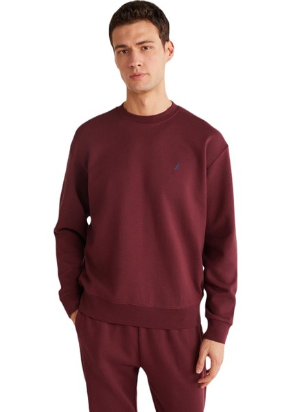 Erkek Bordo Sweatshirt 800