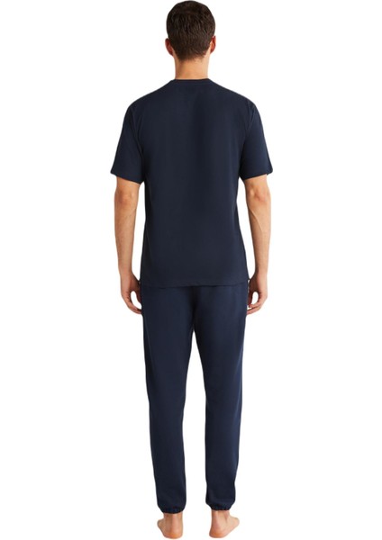 Erkek Lacivert T-Shirt 808 indirimleri