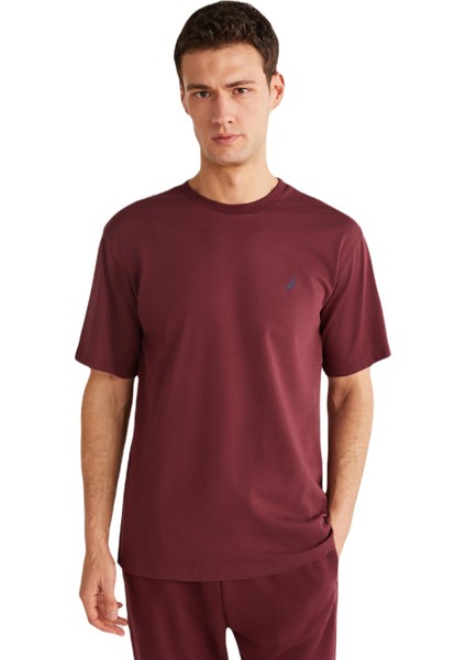 Erkek Bordo T-Shirt 808