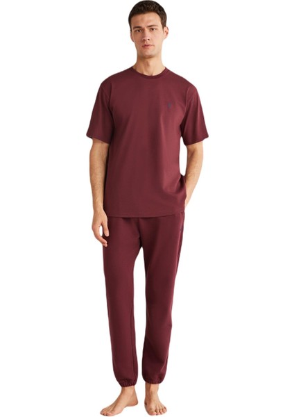 Erkek Bordo T-Shirt 808 fiyatları