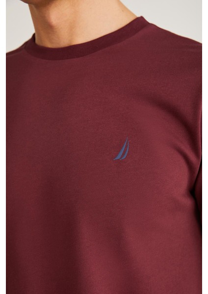 Erkek Bordo T-Shirt 808 modelleri