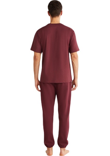 Erkek Bordo T-Shirt 808 fırsatları