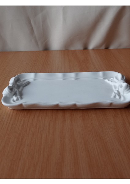 Kurdele Detaylı Sunum Nişan Tepsisi modelleri