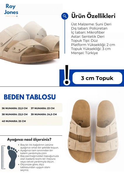 Comoflex Pimli Ilkbahar-Yaz Erkek Terliği