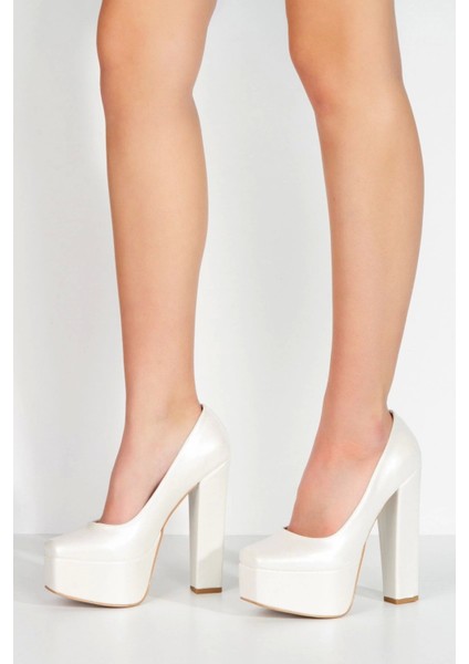 Sedef Cilt Klasik Köşe Kalıplı Kalın Topuklu Kadın Abiye Ayakkabı Kadın Topuklu Şık Gece Ayakkabısı fiyatları