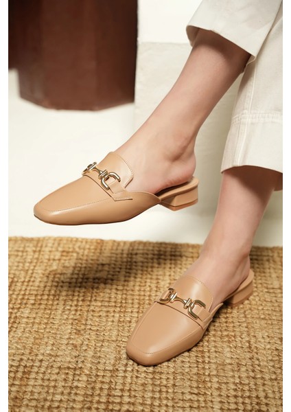 Sangi Nude Toka Detaylı Kadın Terlik fiyatları