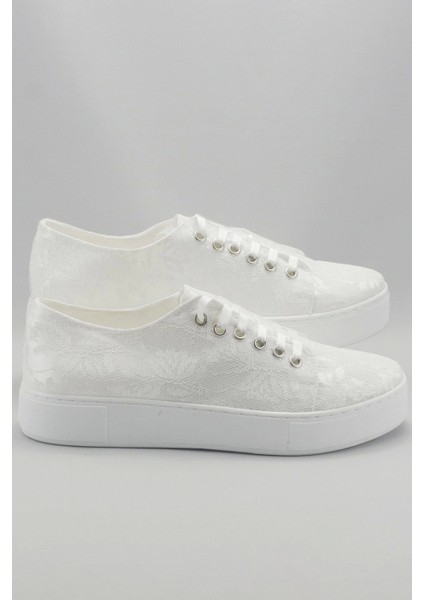 Beyaz Kadın Dolgu Topuklu Ayakkabı Kadın Topuklu Abiye Ayakkabı Şık Gece Ayakkabısı