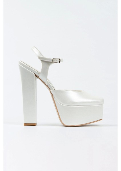 Sedef Cilt Klasik Köşe Kalıplı Kalın Topuklu Kadın Abiye Ayakkabı Kadın Topuklu Şık Gece Ayakkabısı modelleri