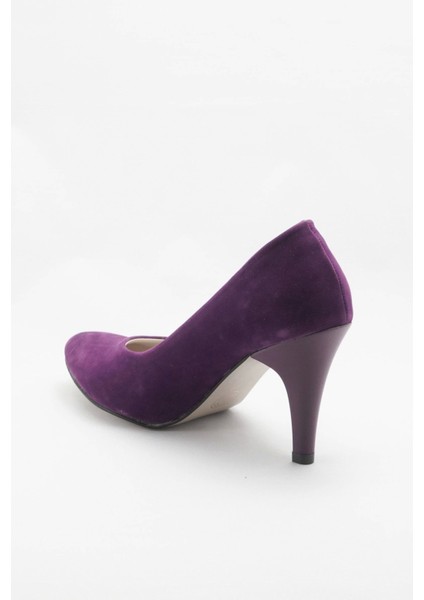 Mor Kadın Klasik Topuklu Ayakkabı Kadın Topuklu Abiye Ayakkabı Şık Gece Ayakkabısı fırsatları