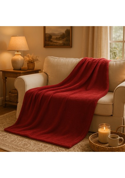 Elegance Comfort Kırmızı Battaniye