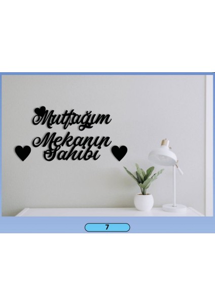 Dekoratif Mdf Lazer Kesim 4 Parça Mutfağın Sahibi Geldi Sembollü Tasarım Tablo