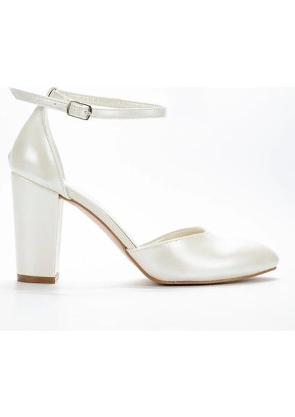 Kadın Sedef Cilt Topuklu Bilek Bağlamalı Klasik Ayakkabı Kadın Topuklu Abiye Ayakkabı Şık modelleri