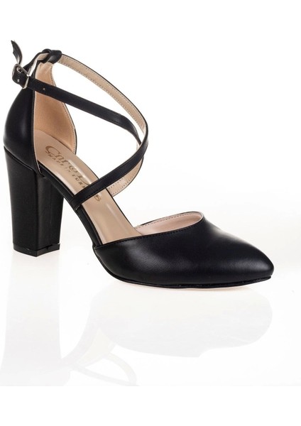 Kadın Siyah Topuklu Ayakkabı Kadın Topuklu Abiye Ayakkabı Şık Gece Ayakkabısı Zarif Tasarım fiyatları