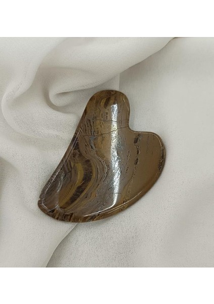 Kaplan Gözü Doğal Taş Gua Sha Yüz Masaj