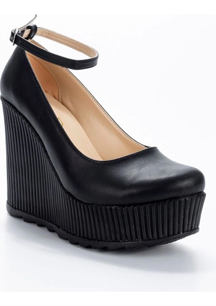 Kadın Moda Şık Siyah Cilt Dolgu Topuklu Ayakkabı Topuklu Düğün Nişan Gece Abiye Ayakkabısı fiyatları