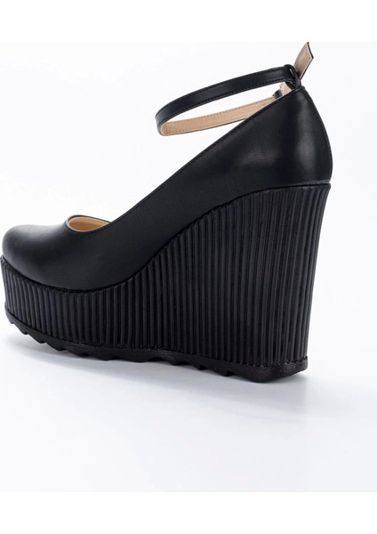 Kadın Moda Şık Siyah Cilt Dolgu Topuklu Ayakkabı Topuklu Düğün Nişan Gece Abiye Ayakkabısı modelleri