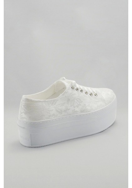 Beyaz Kadın Dolgu Topuklu Ayakkabı Kadın Topuklu Abiye Ayakkabı Şık Gece Ayakkabısı fırsatları