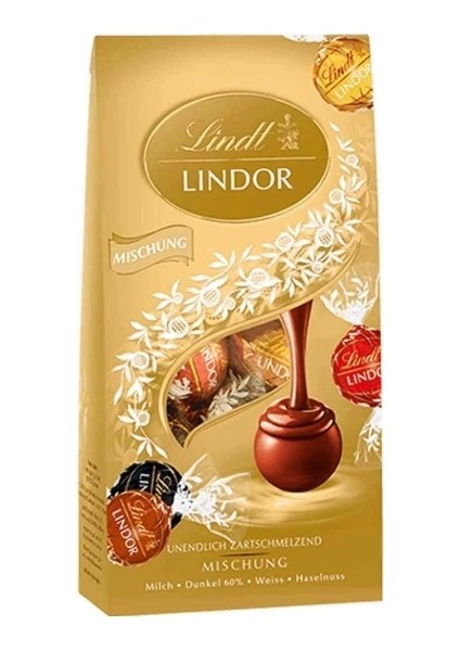 Lindt Lındor Mıschung Unendlıch Zartschmelzend Mıschung Çikolata 137 gr